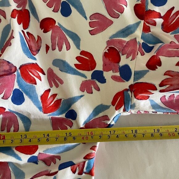 AMUR Cropped Top Front Twist Blouse Size Small - Picture 6 of 9